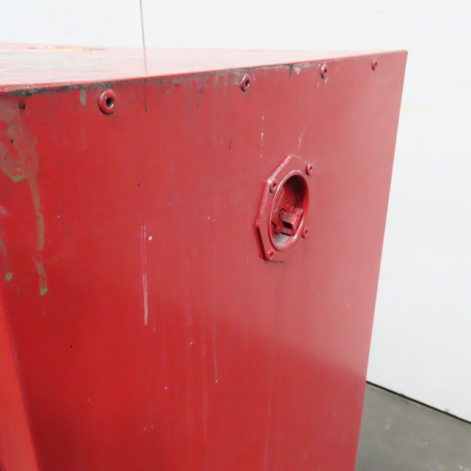 Red 2-Door 30-Gallon Flammable Liquid Safety Storage Cabinet 43" x 18" x 44"