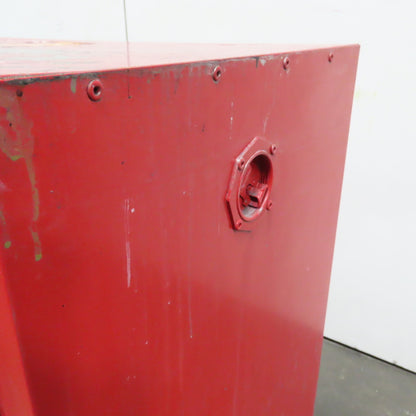 Red 2-Door 30-Gallon Flammable Liquid Safety Storage Cabinet 43" x 18" x 44"