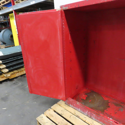 Red 2-Door 30-Gallon Flammable Liquid Safety Storage Cabinet 43" x 18" x 44"