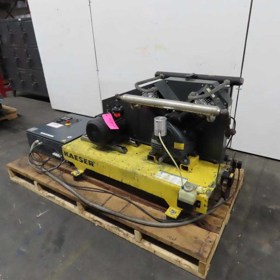 Kaeser N 251 7.5HP Booster Air Compressor 460V 3Ph w/ Control Tested