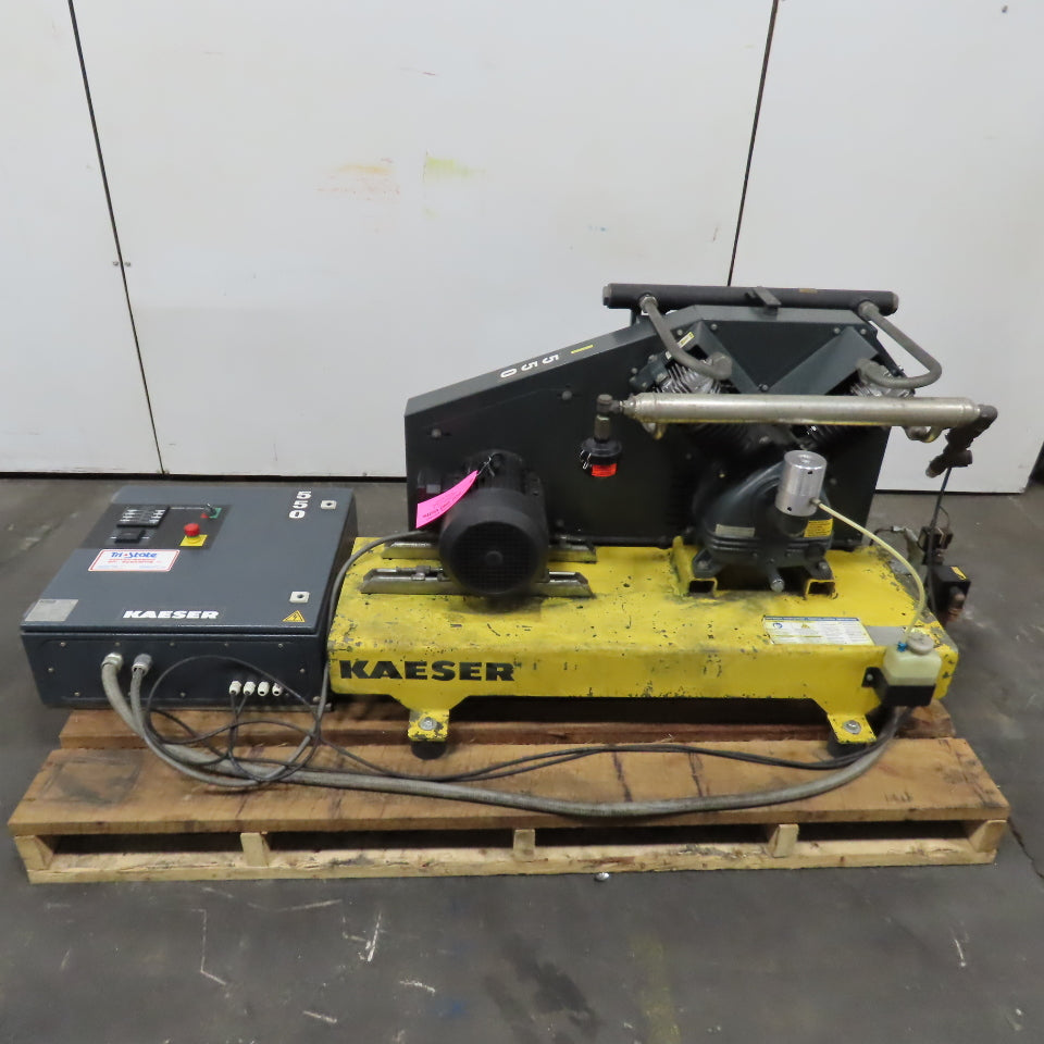 Kaeser N 251 7.5HP Booster Air Compressor 460V 3Ph w/ Control Tested