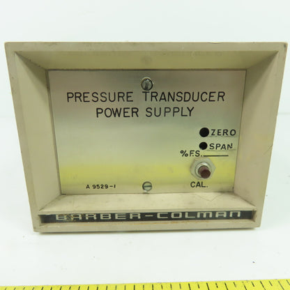 Barber-Colman A-9529-1 Pressure Transducer Power Supply