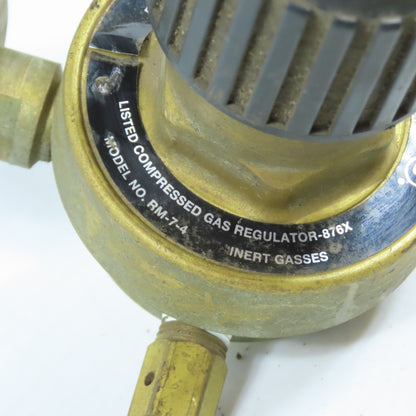 Accu-Trol RM-7-4 Compressed Gas Regulator Inert Gases 3000 PSI Max Inlet