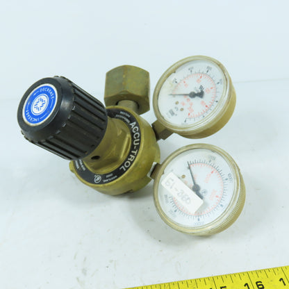 Accu-Trol RM-7-4 Compressed Gas Regulator Inert Gases 3000 PSI Max Inlet