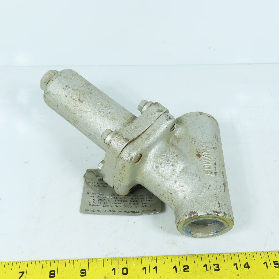 Edward Valves 00710104 338Y Y-Strainer 1" Forged Steel 3600 CWP A105
