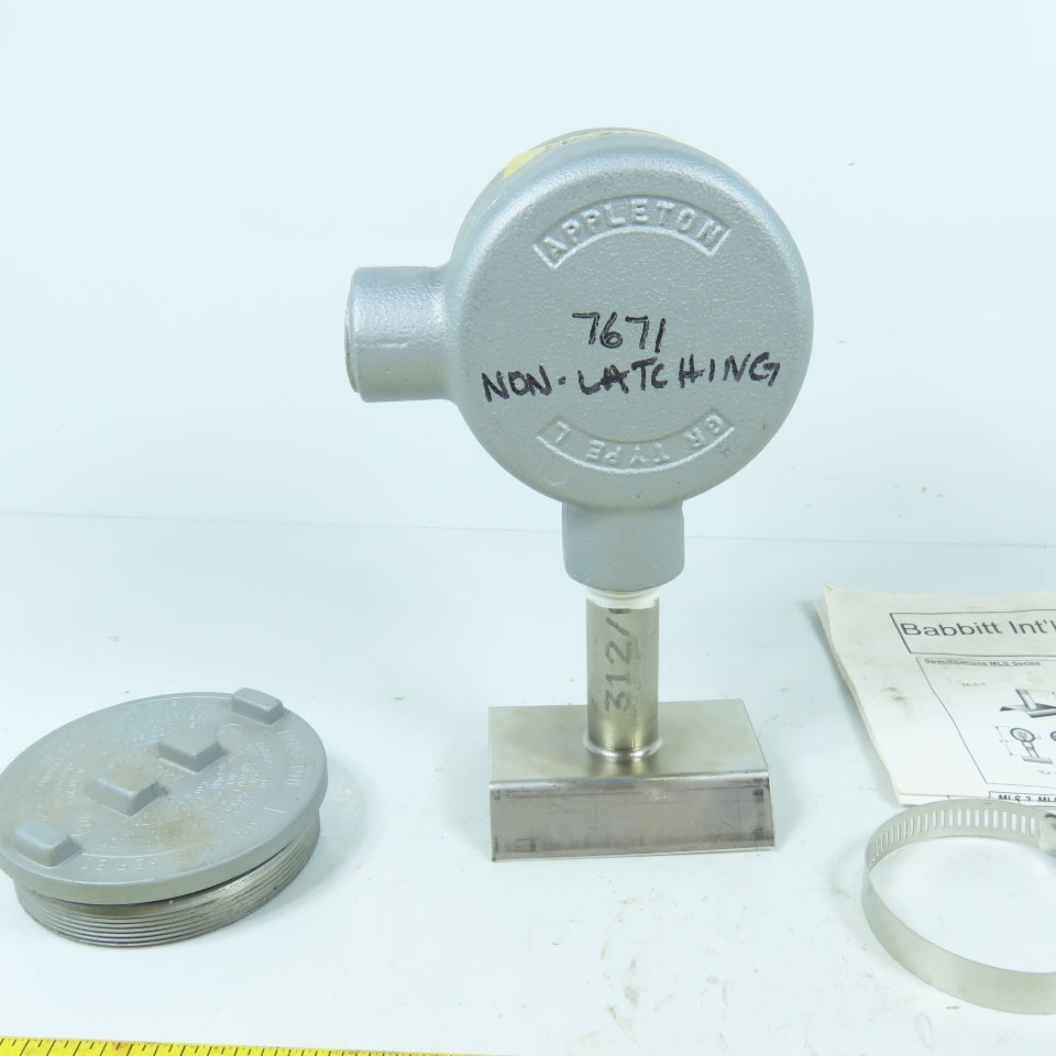 Babbitt International MLS-3EX Explosion Proof Magnetic Level Switch Non-Latching