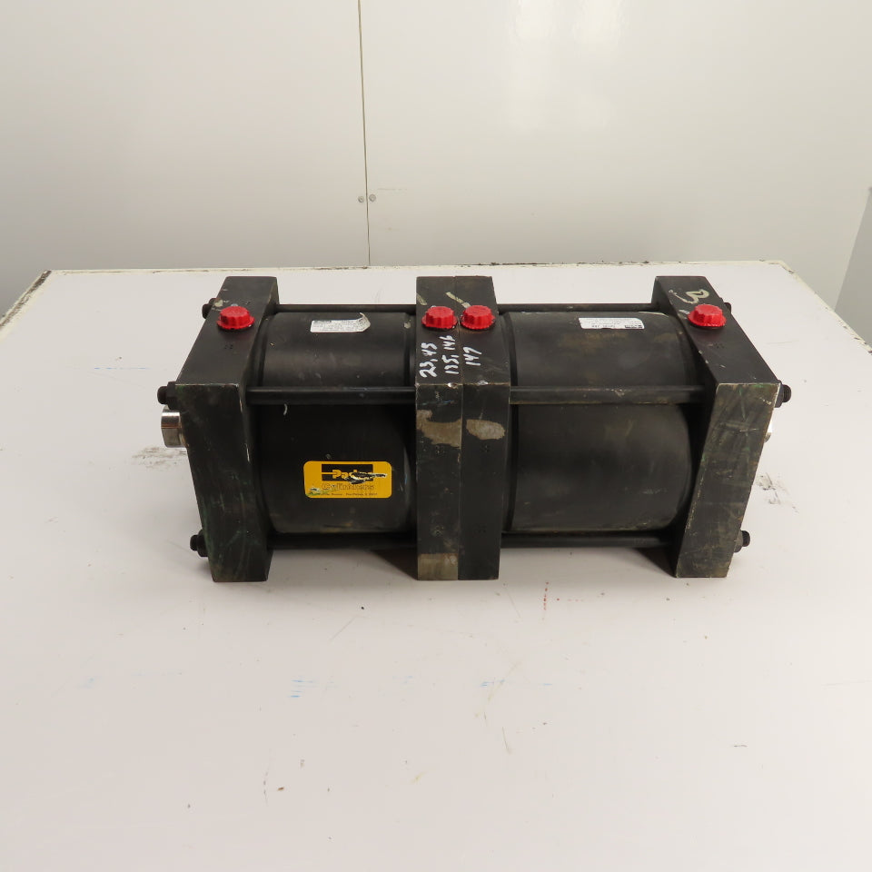 Parker 08.00 CT2ANUS39C 8" Bore 3-Position Duplex Air Cylinder 4" & 5" Stroke