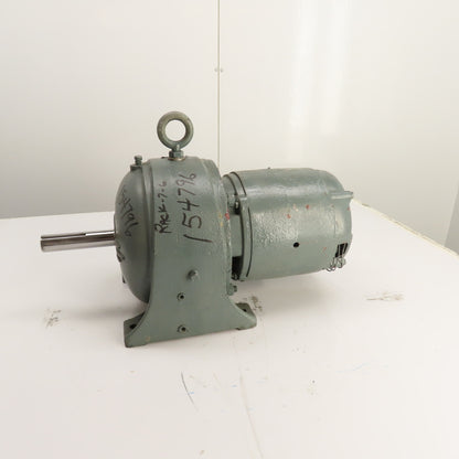 Louis Allis 1P33/544 Inline Gearmotor 3HP 100RPM Output 17.1 Ratio 230/460V 3PH