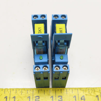 Finder 95.95.1 Type 40.52 Relay Module 240V & Socket Base Lot Of 2