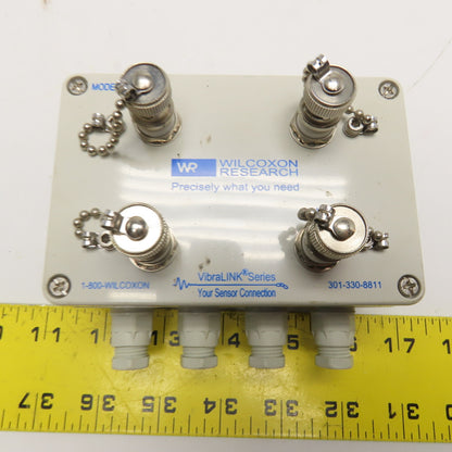 Wilcoxon Research CB4 4 Channel BNC Accelerometer Junction Box