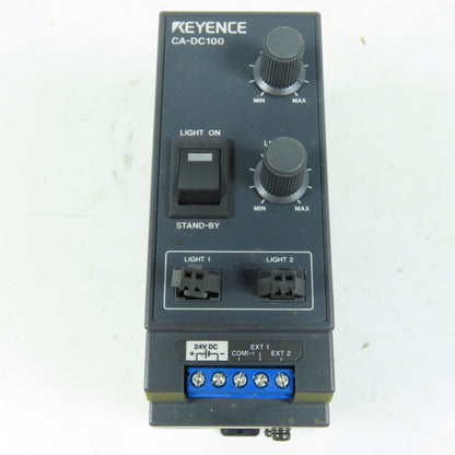 Keyence CA-DC100 LED Light Controller 2-Channel 24VDC