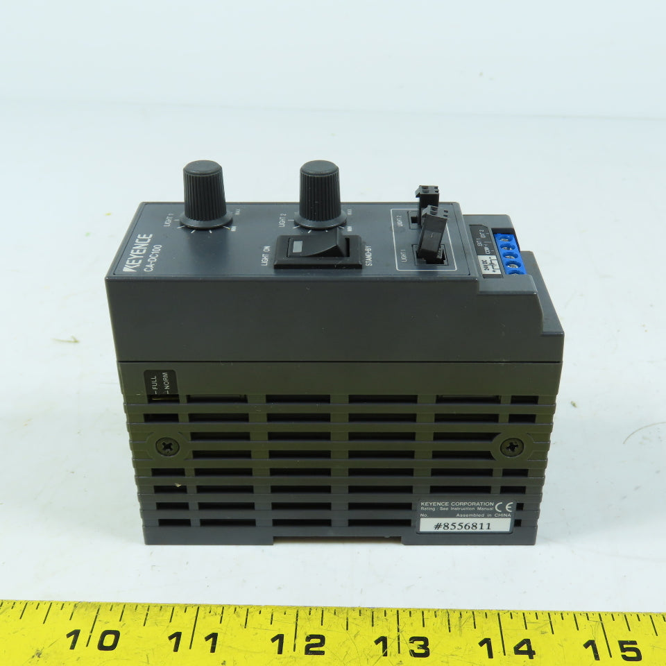 Keyence CA-DC100 LED Light Controller 2-Channel 24VDC