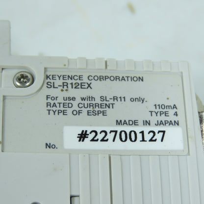 Keyence SL-R12EX Safety Relay Unit For SL-R11 Light Curtain Type 4