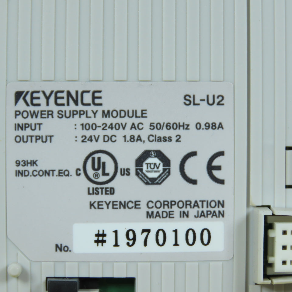 Keyence SL-U2 Power Supply Module 24VDC 1.8A