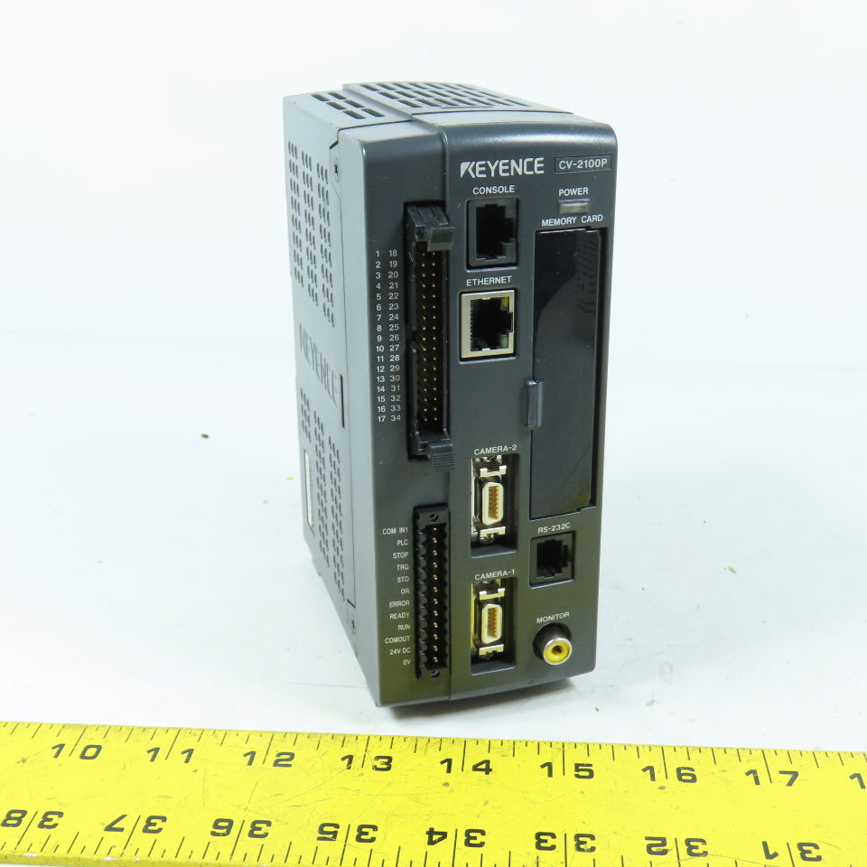 Keyence CV-2100P High Speed Machine Vision System Controller 24VDC