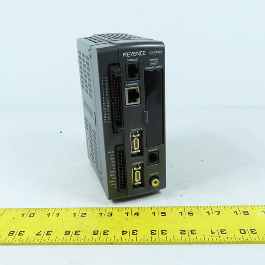 Keyence CV-2100P High Speed Machine Vision System Controller 24VDC