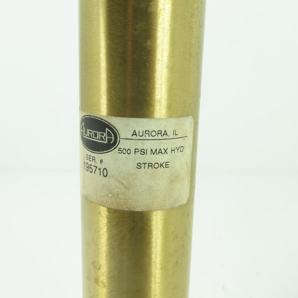 Aurora S2915 200 PSI Max Air Brass Air Cylinder 6" Stroke 1-1/2" Bore