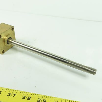 Aurora S2915 200 PSI Max Air Brass Air Cylinder 6" Stroke 1-1/2" Bore