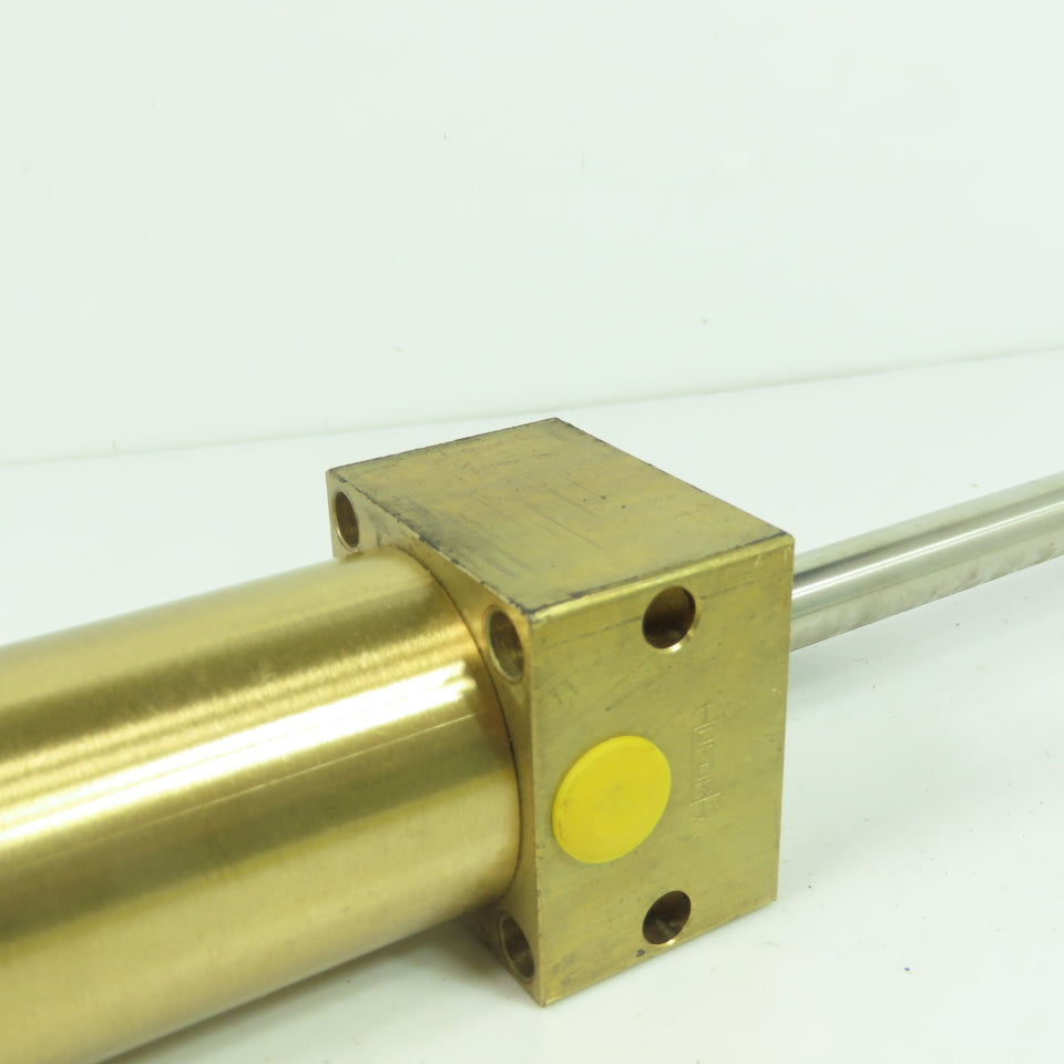 Aurora S2915 200 PSI Max Air Brass Air Cylinder 6" Stroke 1-1/2" Bore