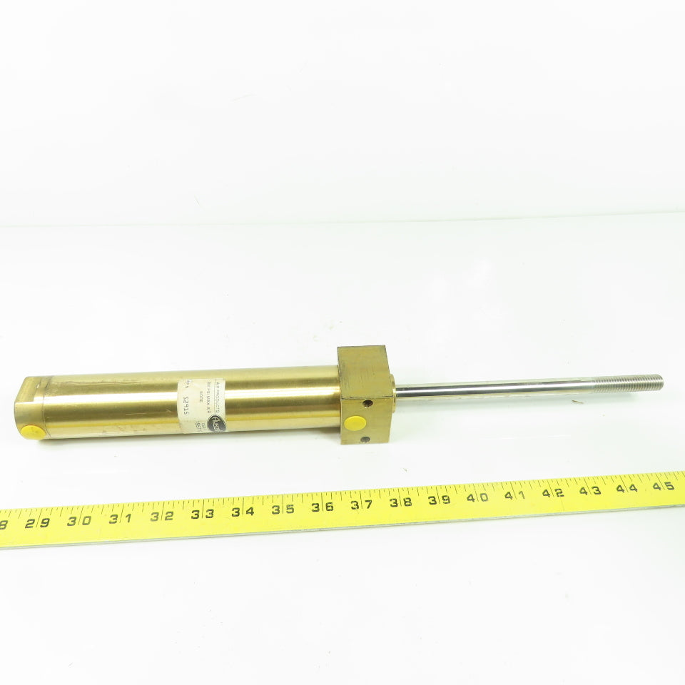 Aurora S2915 200 PSI Max Air Brass Air Cylinder 6" Stroke 1-1/2" Bore