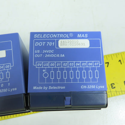 Selectron CPU 724 L Selecontrol MAS PLC CPU Rev A + DOT 701 Module