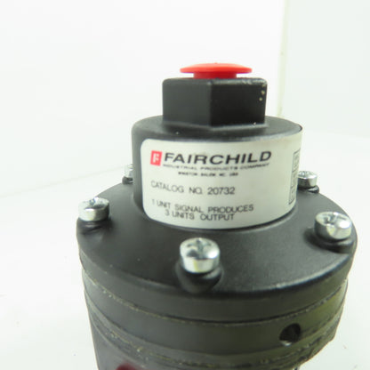 Fairchild 20732 Pneumatic Volume Booster 1:3 Ratio 250 PSI Max Supply