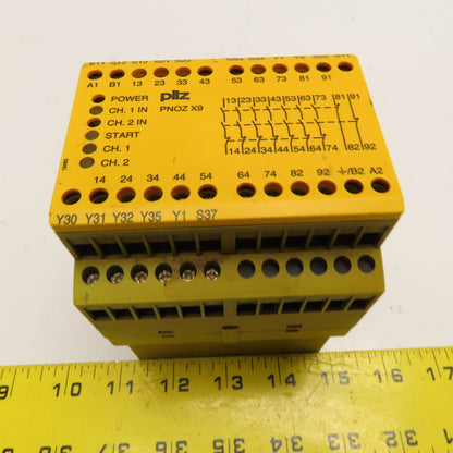 Pilz PNOZ X9 774605 2 Channel Safety Relay 120VAC 24VDC 7n/o 2n/c