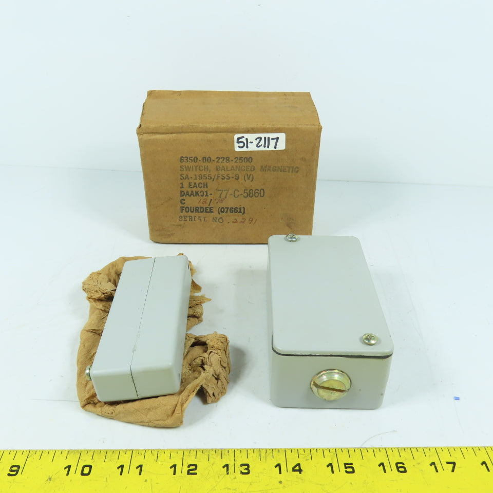 Fourdee 6350-00-228-2500 SA-1955/FSS-9(V) Balanced Magnetic Switch