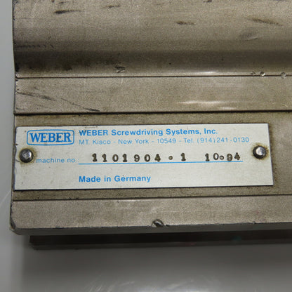 Weber 1101904-1 Automatic Screwdriving System Head And Tube