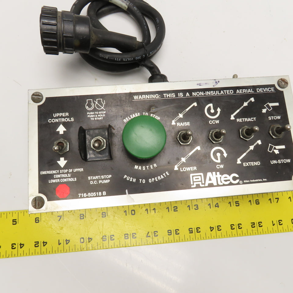 Altec 716-61990 Articulating Bucket Lift Control Console