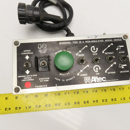 Altec 716-61990 Articulating Bucket Lift Control Console