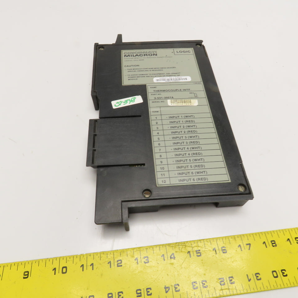Cincinnati Milacron 3-531-3957A Thermocouple Interface