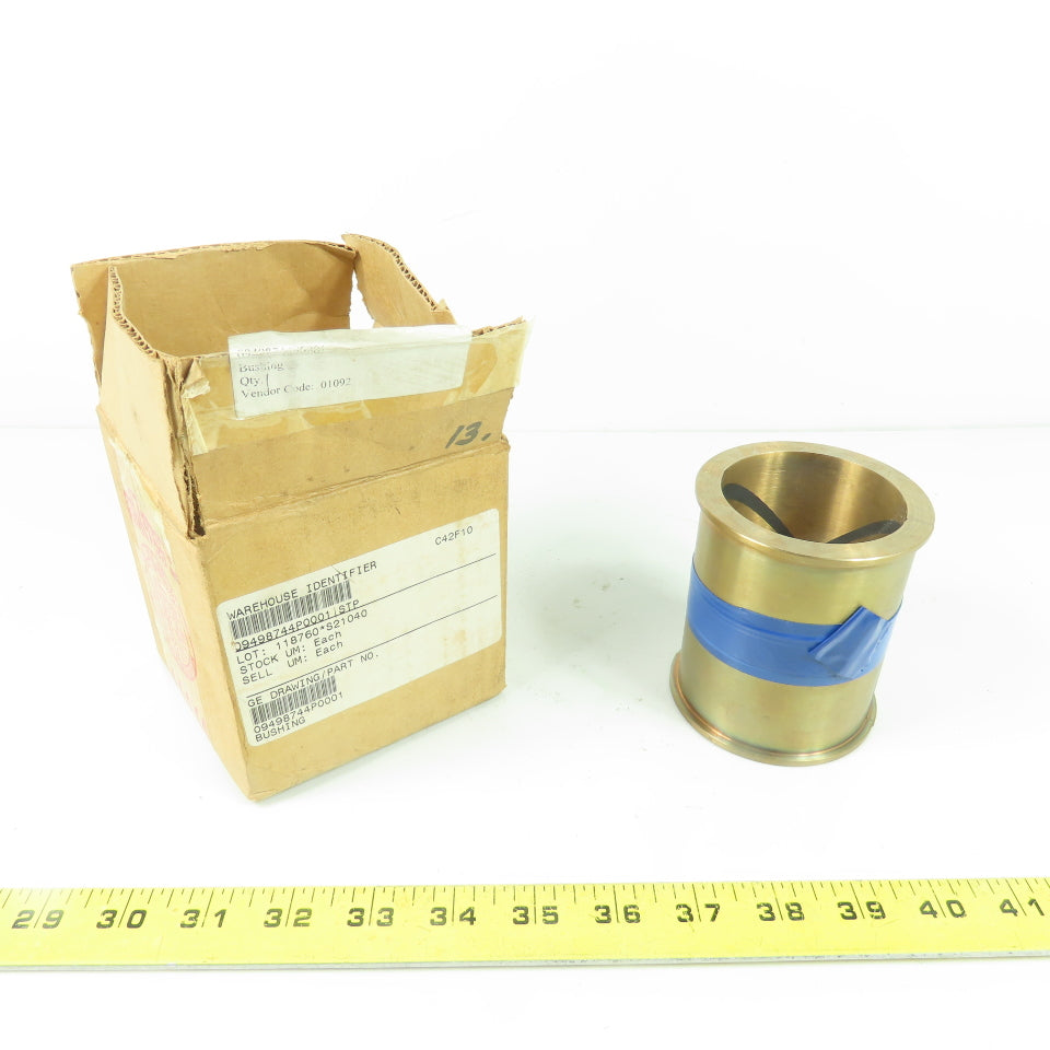 General Electric 09498744P0001 Split Flanged Bronze Bushing 3-3/4" OAL