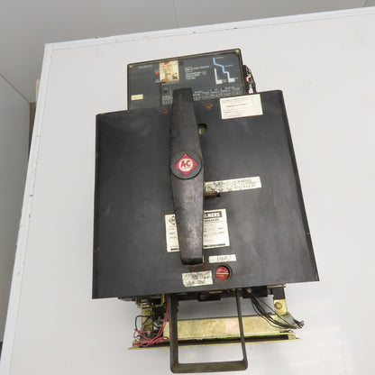 Allis Chalmers LA-25A 600V 600A Air Circuit Breaker W/ Digitrip RP6A06A060