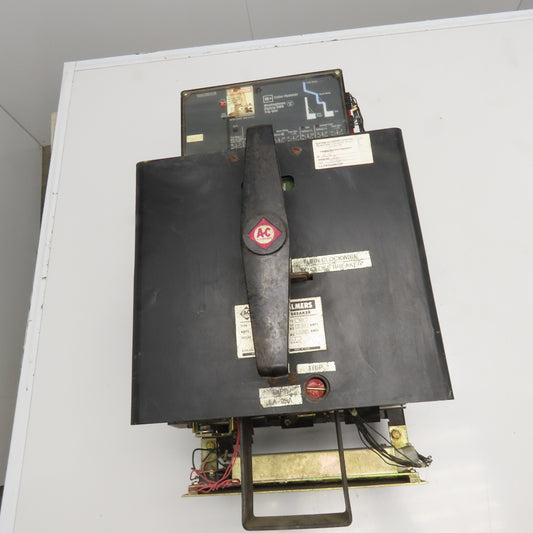 Allis Chalmers LA-25A 600V 600A Air Circuit Breaker W/ Digitrip RP6A06A060