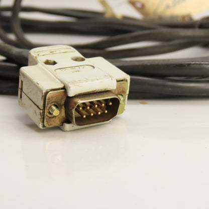 Fanuc 2006-T235 RS422 Communication Cable 8M DA15 to 20-Pin Honda