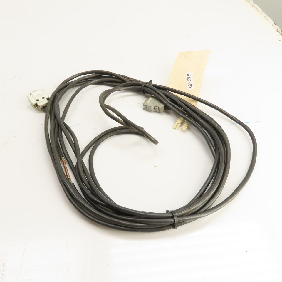 Fanuc 2006-T235 RS422 Communication Cable 8M DA15 to 20-Pin Honda