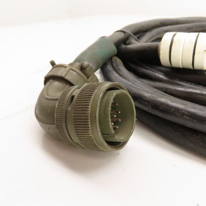 Fanuc MR-34LW 2005-T248 Servo Motor Cable Assembly 34-Pin Honda to Circular 8.2M