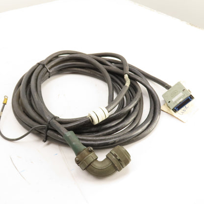 Fanuc MR-34LW 2005-T248 Servo Motor Cable Assembly 34-Pin Honda to Circular 8.2M