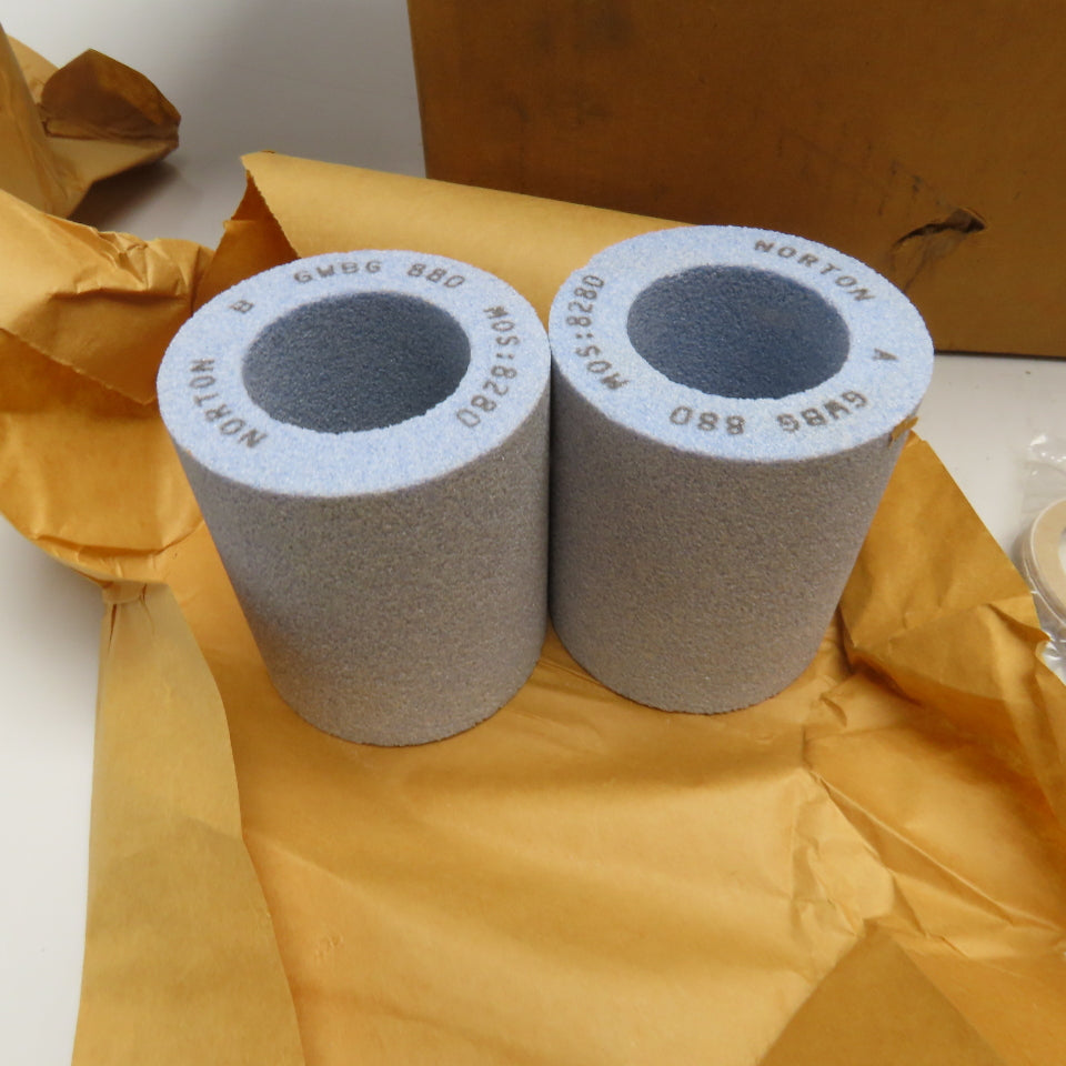 Norton 3SG46-JVS 3" x 3.5" x 1-3/4" Alundum Grinding Wheel 8280RPM Lot Of 28