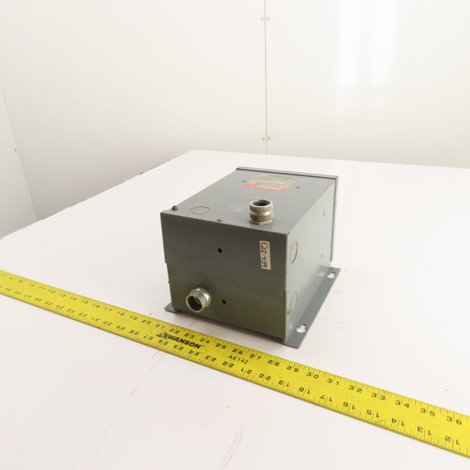 Square D 2S1F 2KVA 1Ph Dry Type Transformer 240x480V Pri 120/240V Sec