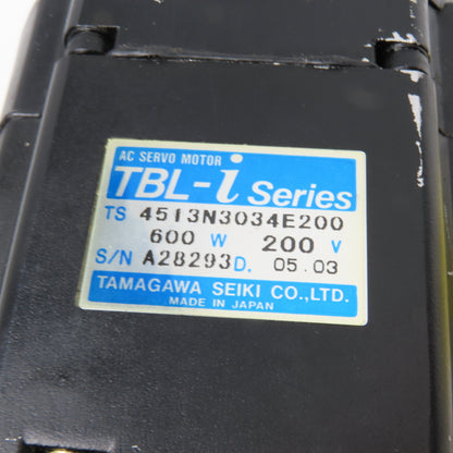 Tamagawa TS 4513N3034E200 600W 200V AC Servo Motor Modified See Info