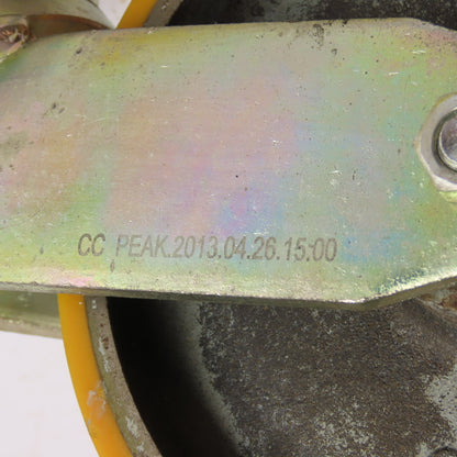 Caster Connection 51-2247 8" x 2" Swivel Caster Wheel Poly on Iron Heavy Duty