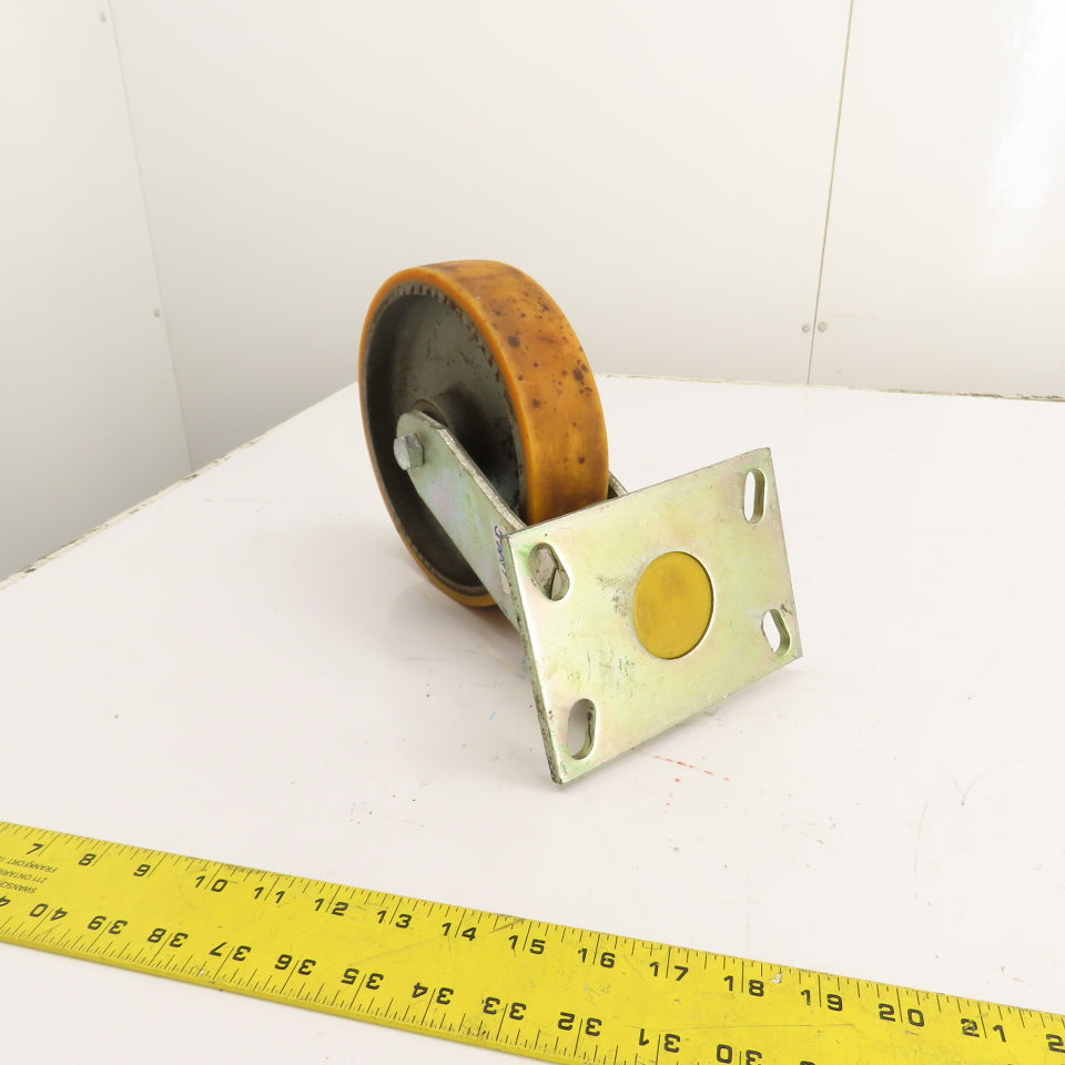Caster Connection 51-2247 8" x 2" Swivel Caster Wheel Poly on Iron Heavy Duty