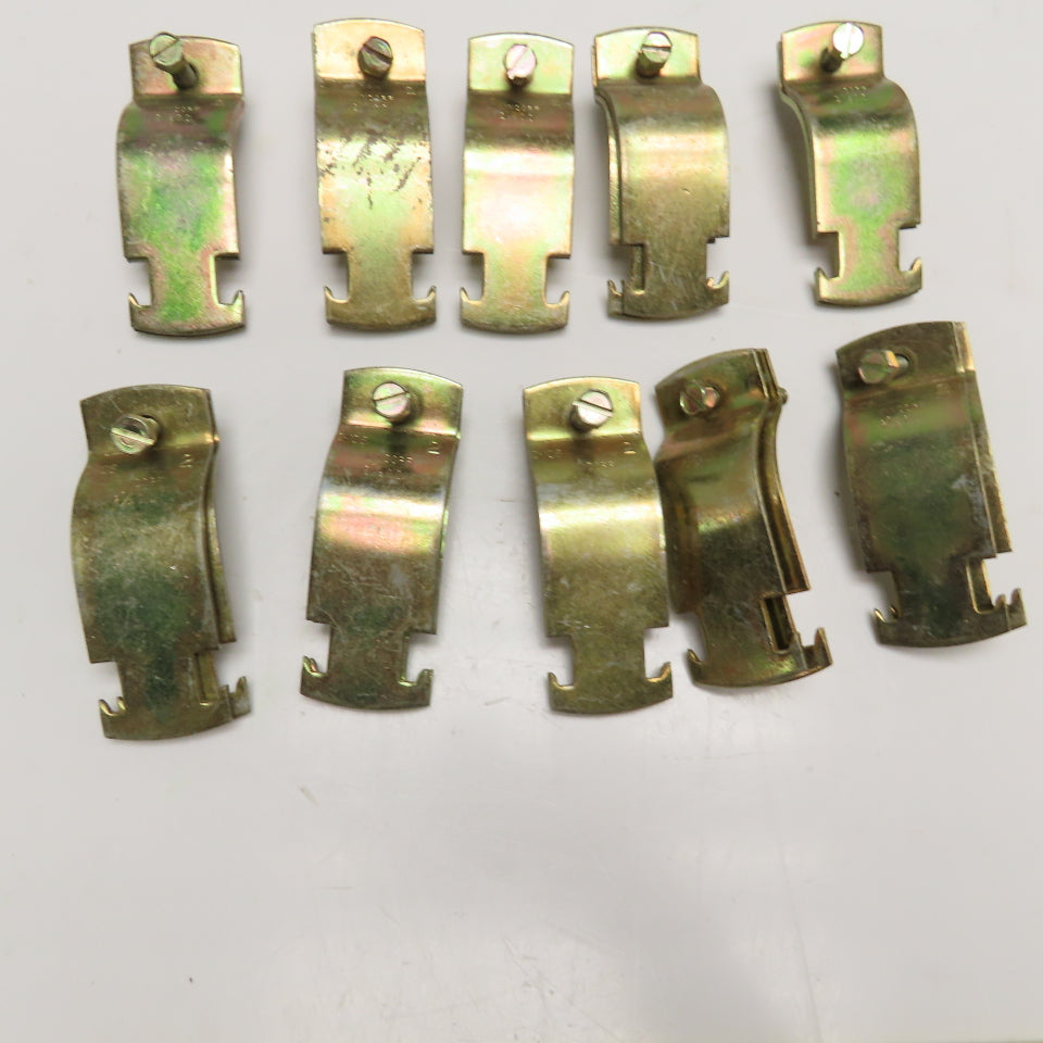 Kindorf C-106 2-1/8" OD Rigid IMC Conduit Strut Clamp Lot Of 10