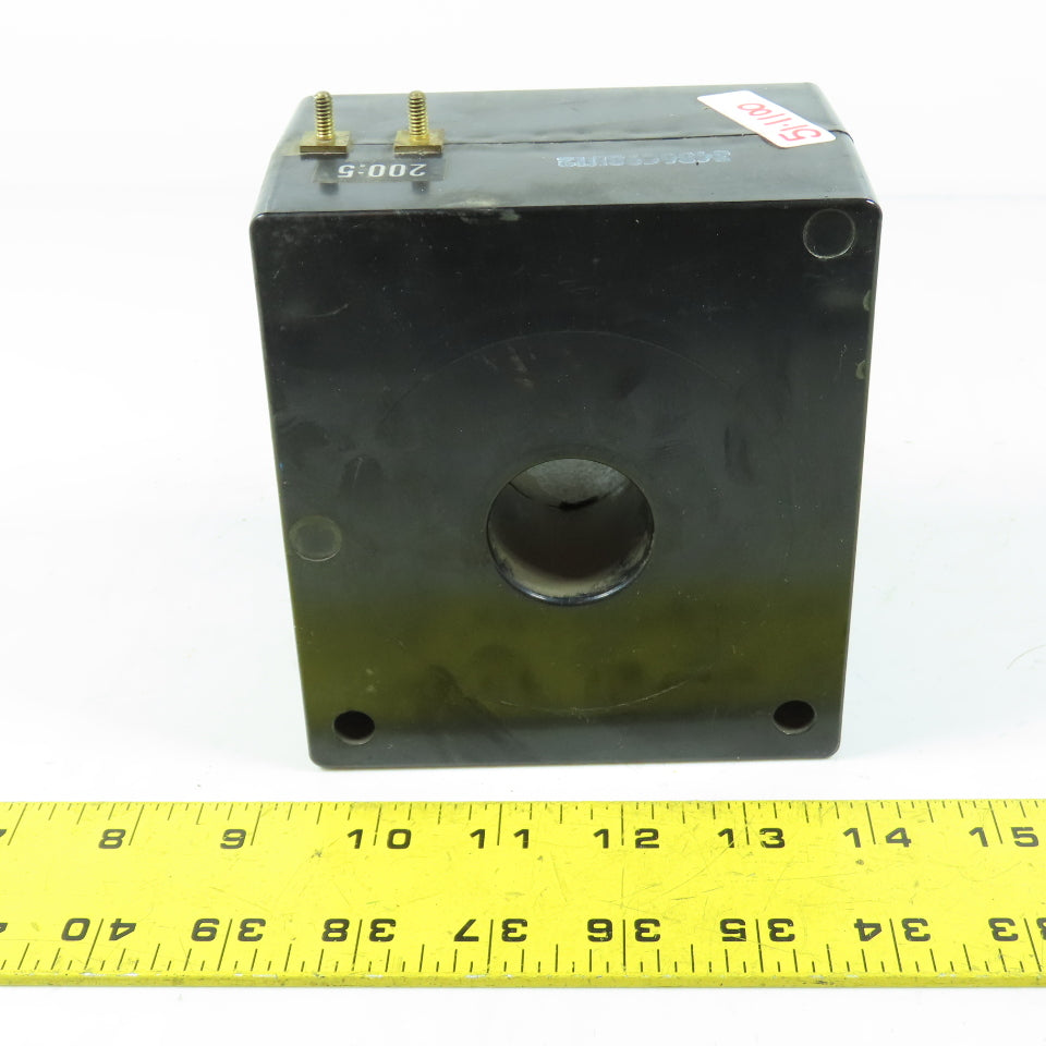 Westinghouse 3486C98H12 Current Transformer 200:5 Ratio 600V 50-400Hz