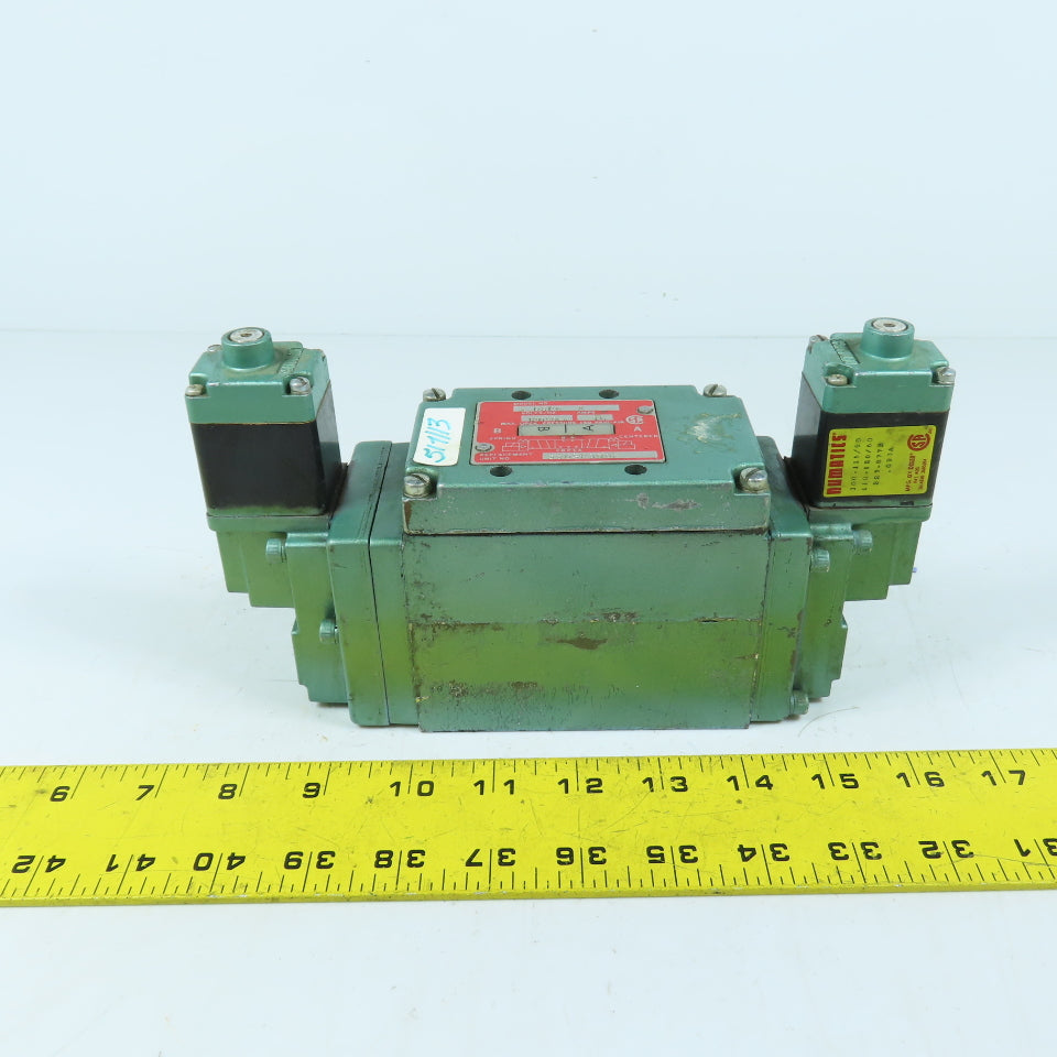 Numatics 33DSP600K Double Solenoid Pneumatic Air Control Valve 120V