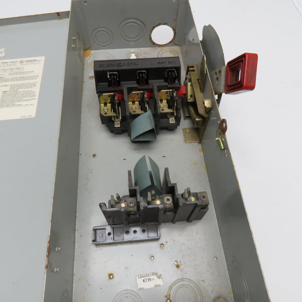 General Electric TH3363 100A 600V Fuses Safety Disconnect Switch