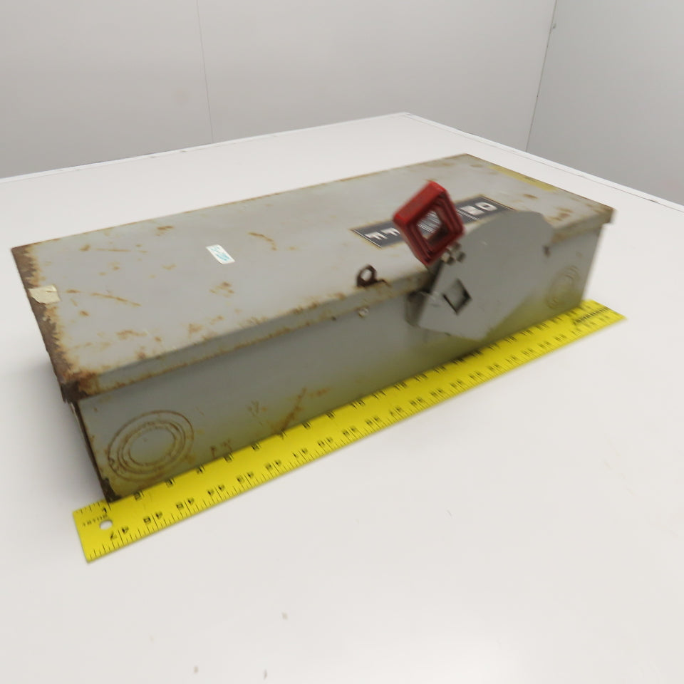 General Electric TH3363 100A 600V Fuses Safety Disconnect Switch
