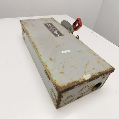 General Electric TH3363 100A 600V Fuses Safety Disconnect Switch